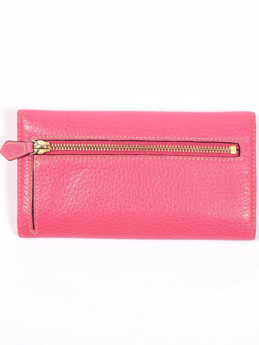 Dooney & Bourke Hot Pink Pebbled Leather Flap Wallet NWT UB247 HP Large